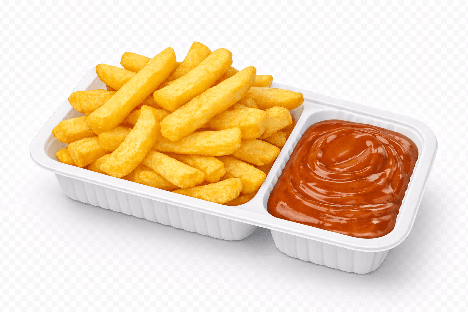 Patat curry