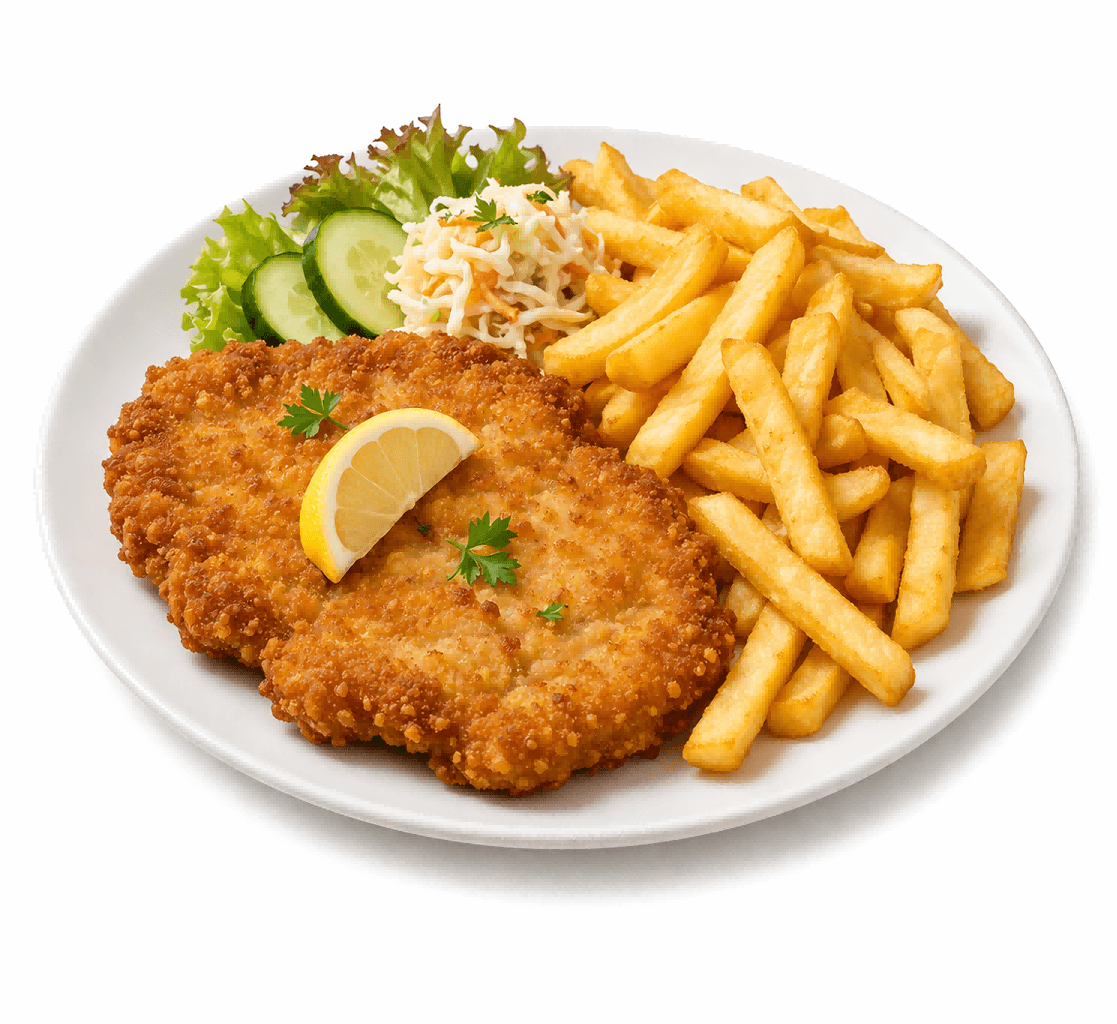 Schnitzel menu