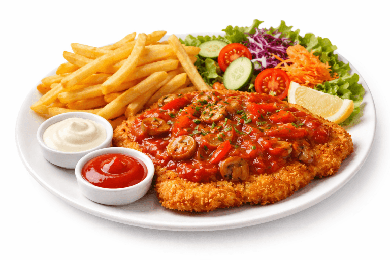 Zigeurnerschnitzel menu